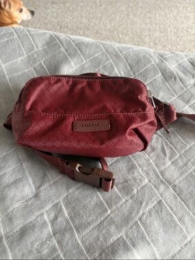 Athleta Quilted Wine Red Waist Bag